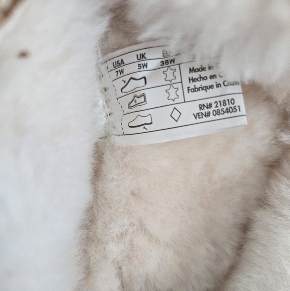 Fireside By Dearfoams Women's Mel Genuine Shearling Moccasin Slipper Size 7 - Picture 5 of 5